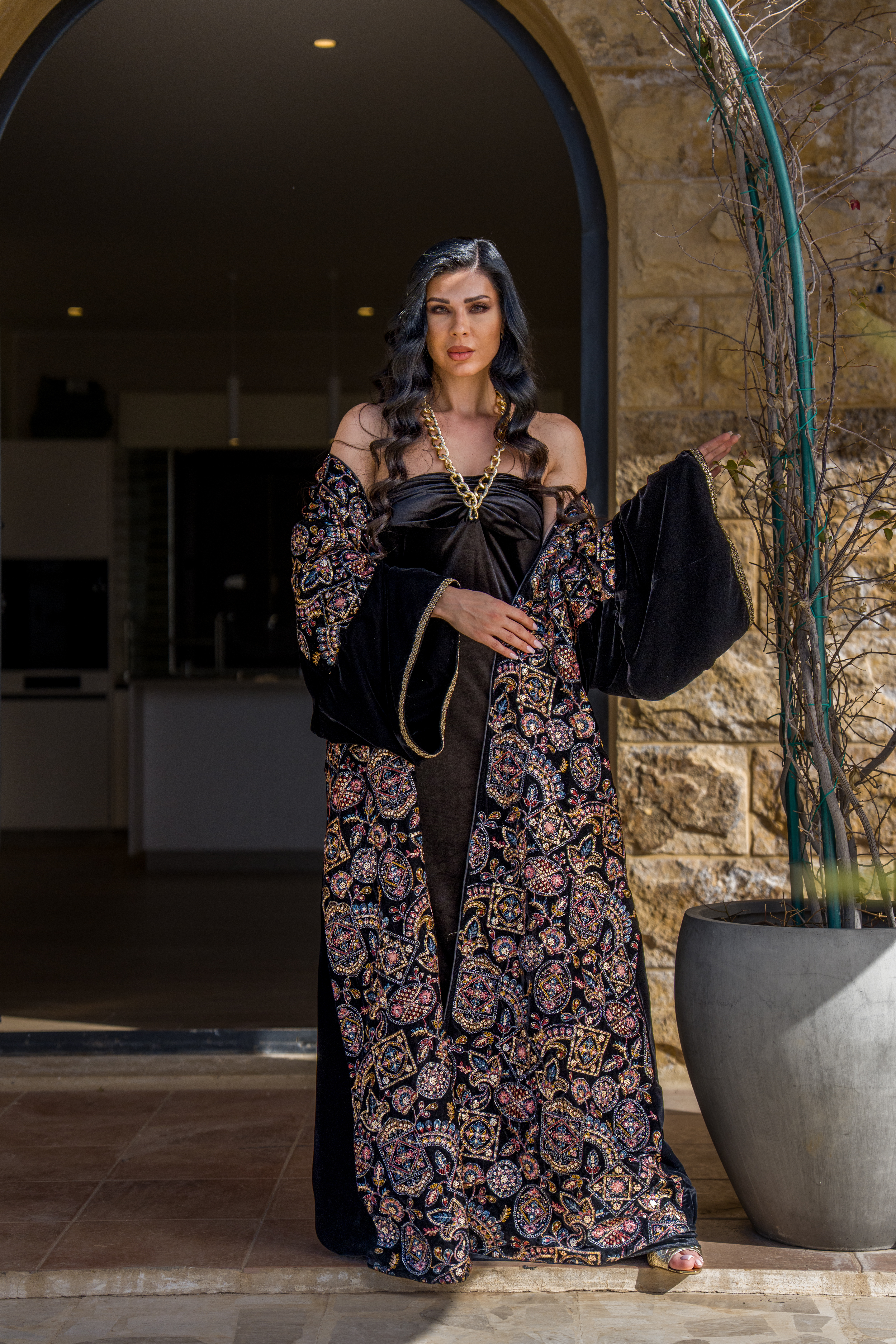 Open Front Abaya 3