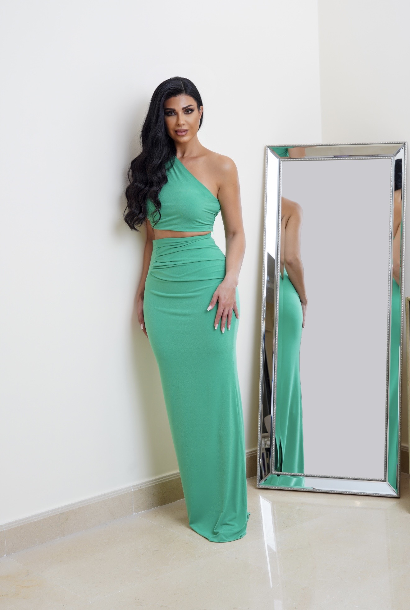 Green Two Pieces Set